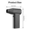 Mini Turbo Jet Fan Adjustable wind speed Electric Air Duster Type-C Charging Strong Winds 41m/s Brushless Turbo Jet Blower 6
