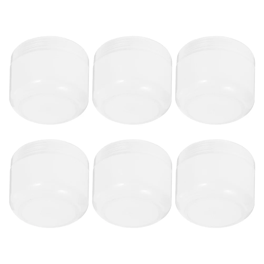 

6 Pcs Bottled Cosmetics Toiletry Bag Cream Jar for Travel Refillable Containers with Lids Jars Pp Storage Wide Mouth