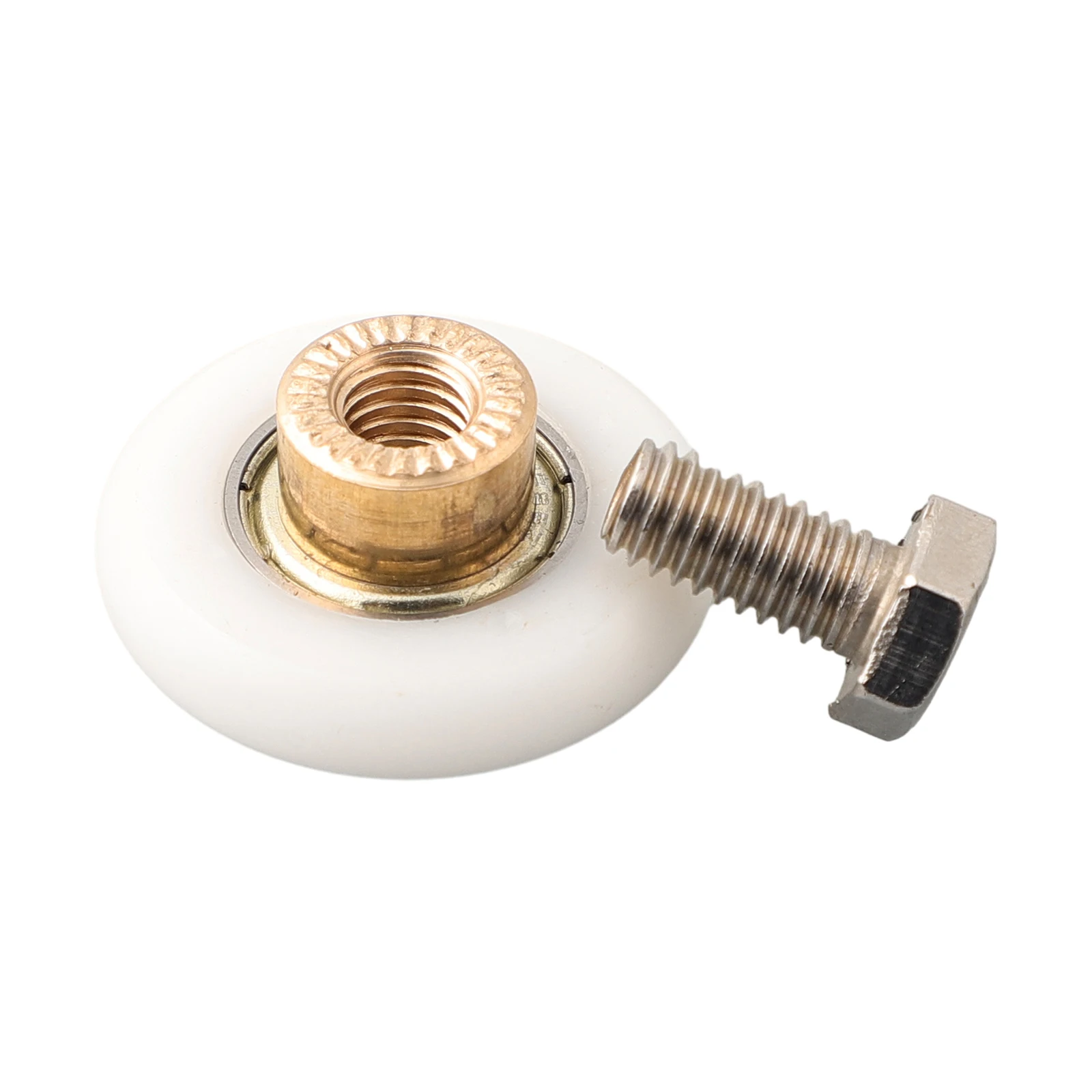 Door Roller Replacement Shower Runner Wheels 20/23/25/27mm Wheel Diameter 6mm Hole Shower Door Rollers Steam Cabins 4Pcs