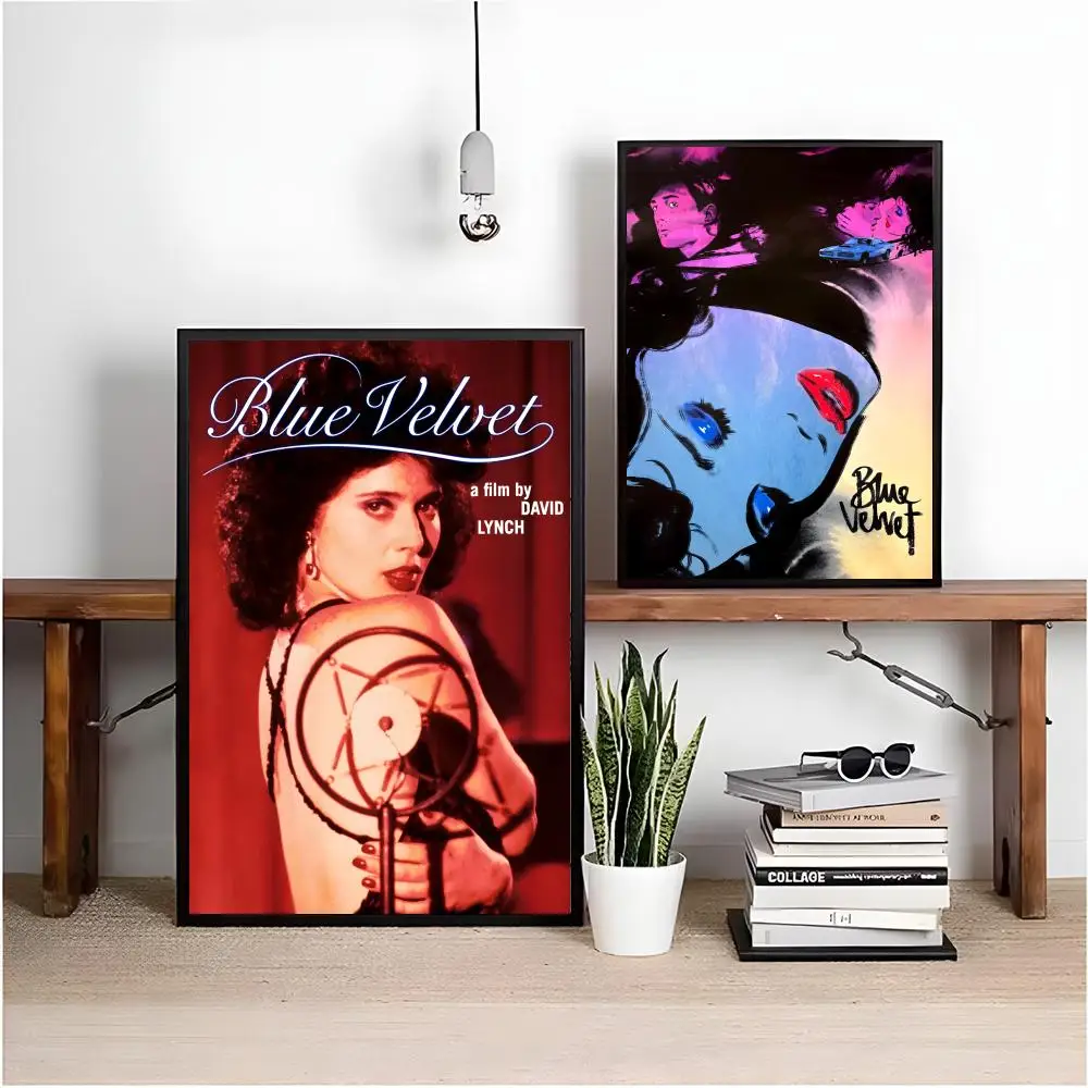 Premium Blue Velvet Movie Poster - HD Self-Adhesive Wall Decor for Home, Office, Dorm, and Bedroom - Perfect Gift Option