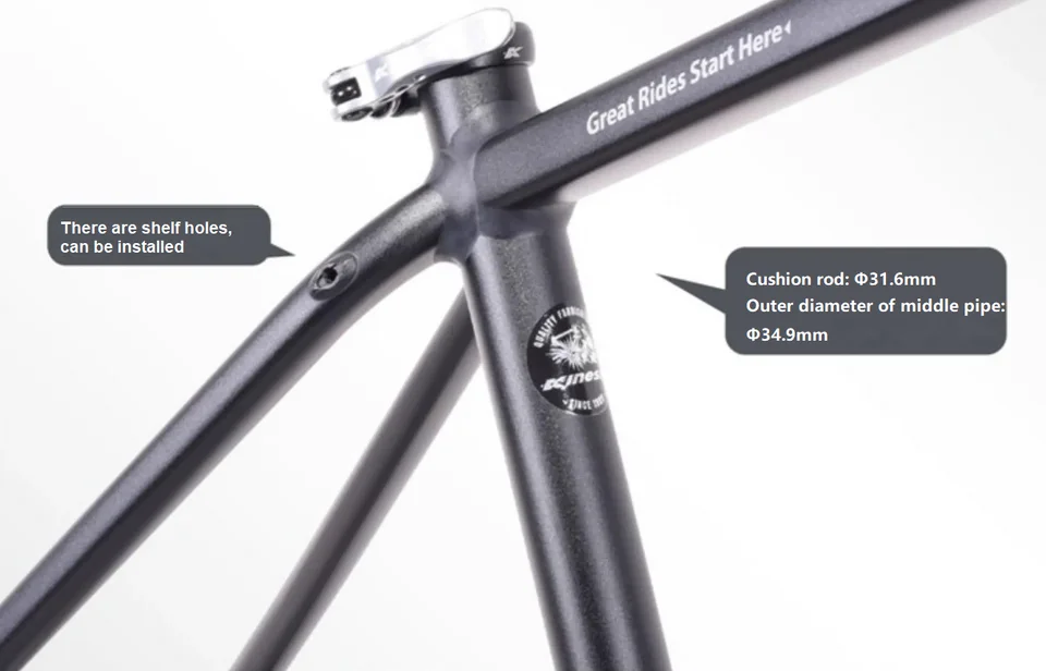 Kinesis-TI180アルミ製マウンテンバイクフレーム、オフロードxcバレル