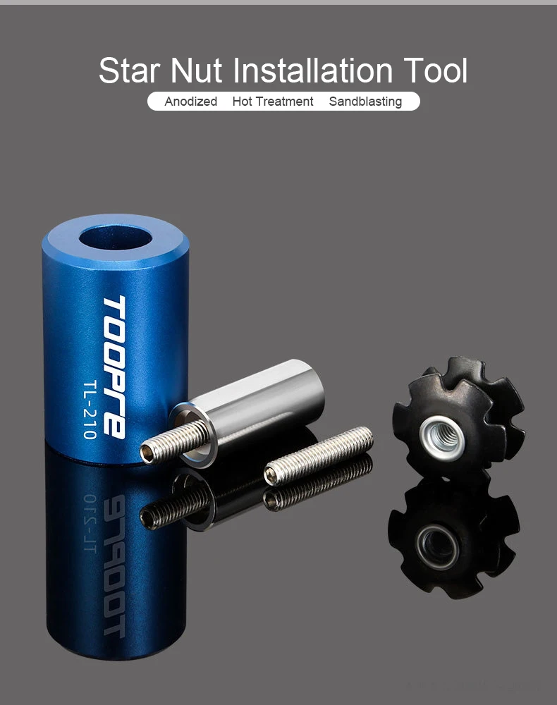 Description Picture 2 of itemBicycle Front Fork Star Nut Fitting Tool MTB Bike Steerer Tube Headset Components Tool Maintenance