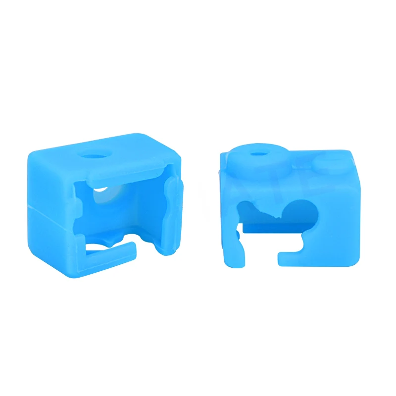 E3D-V6 Aluminium Block Silicone Sleeve 3d Printer Accessories Blue High Temperature Resistant Protective Silicone Sleeve