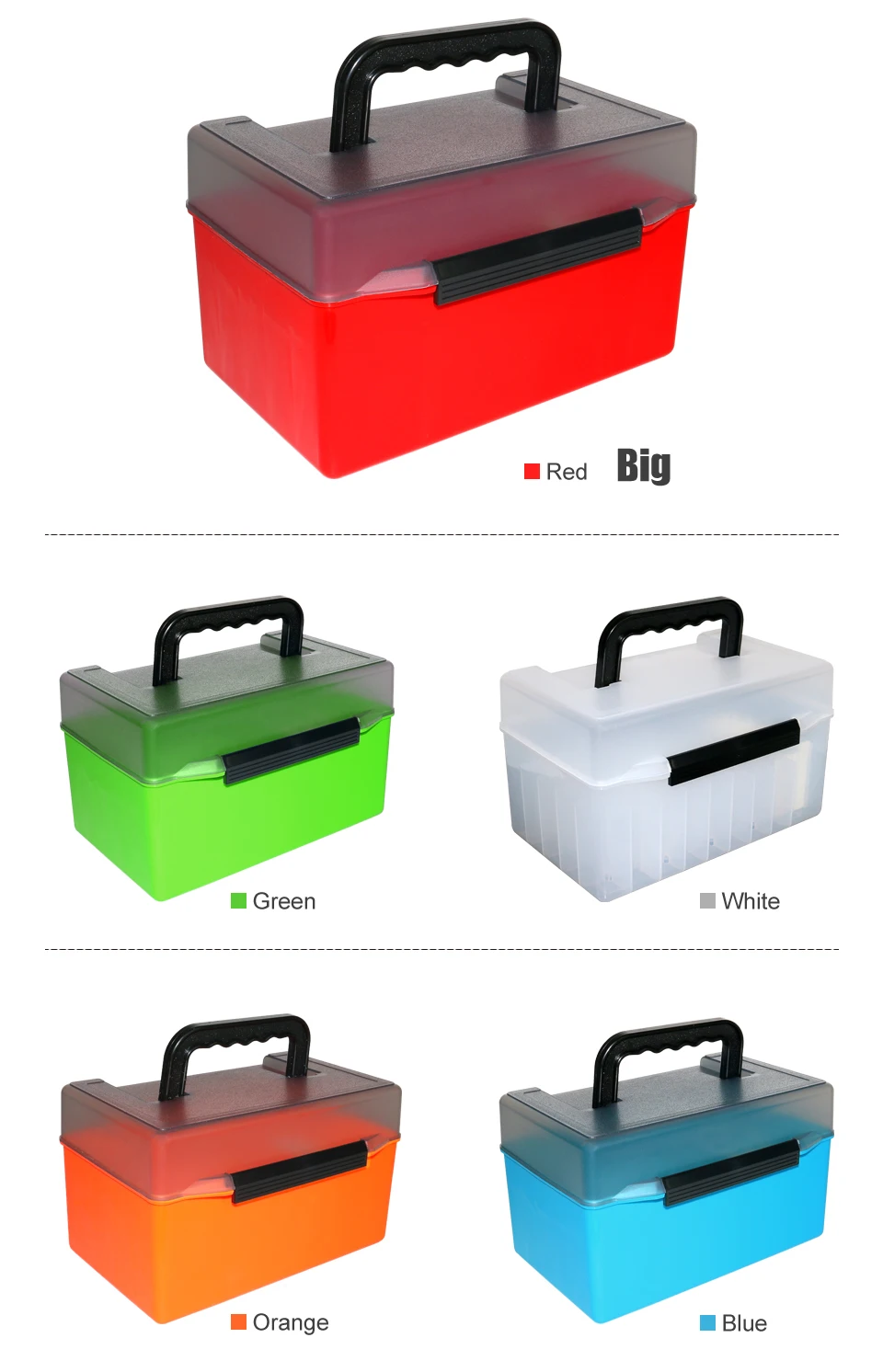 Fishing Tackle Box Jig Organizer Boxes Plastic Storage Box Hard Bait Sea  Tools | eBay
