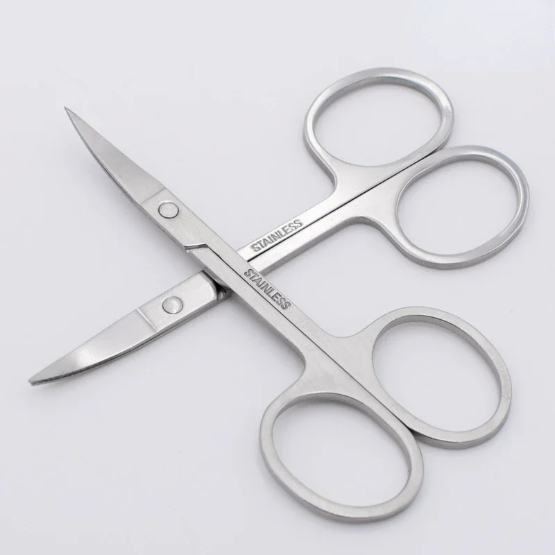 Nail Cutter Stainless Steel Eyebrow Trimmer Small Scissors Professional Manicure Sewing Nails Tools For Cuticle Oil Pedicure 3