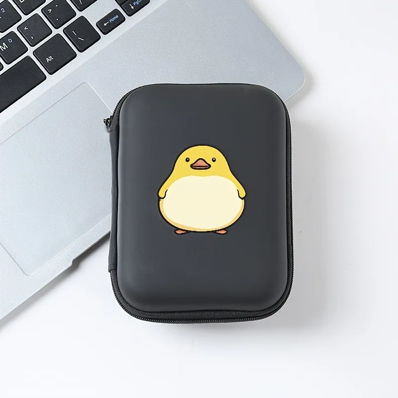 Portable Small Storage Case Zipper Pouch Bag for Earphone Headphone Cable