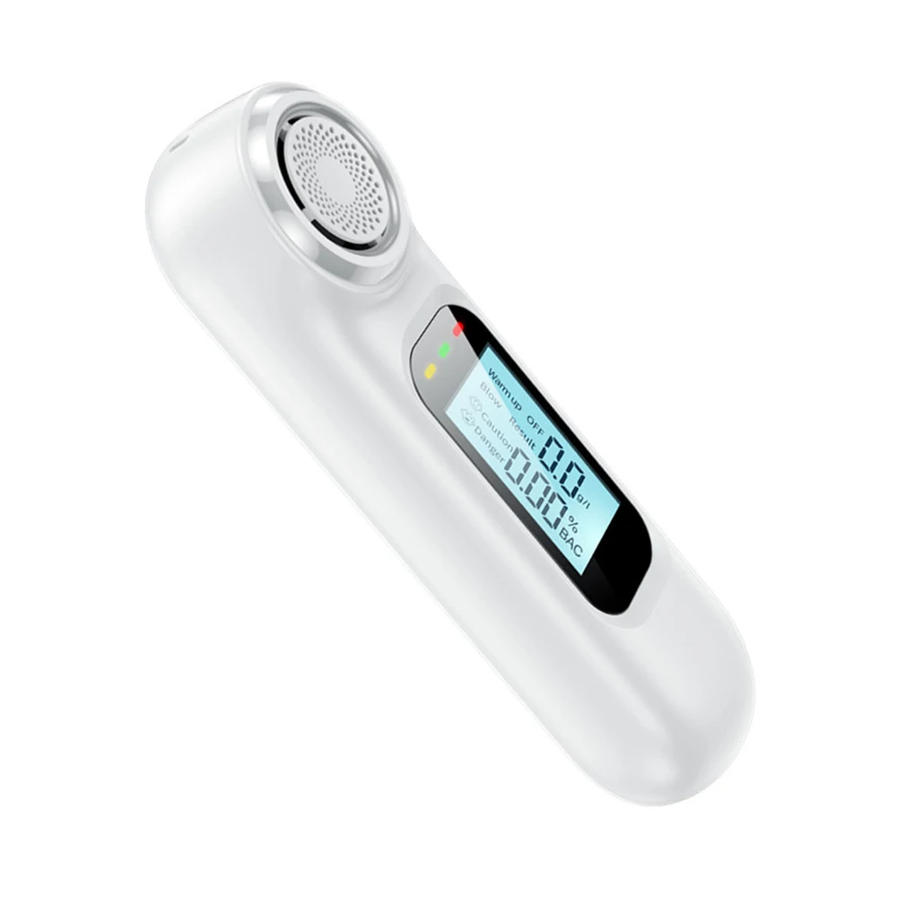 Alcohol Tester Digital Display Rechargeable Breathalyzer Alcohol Breath Tester AM01