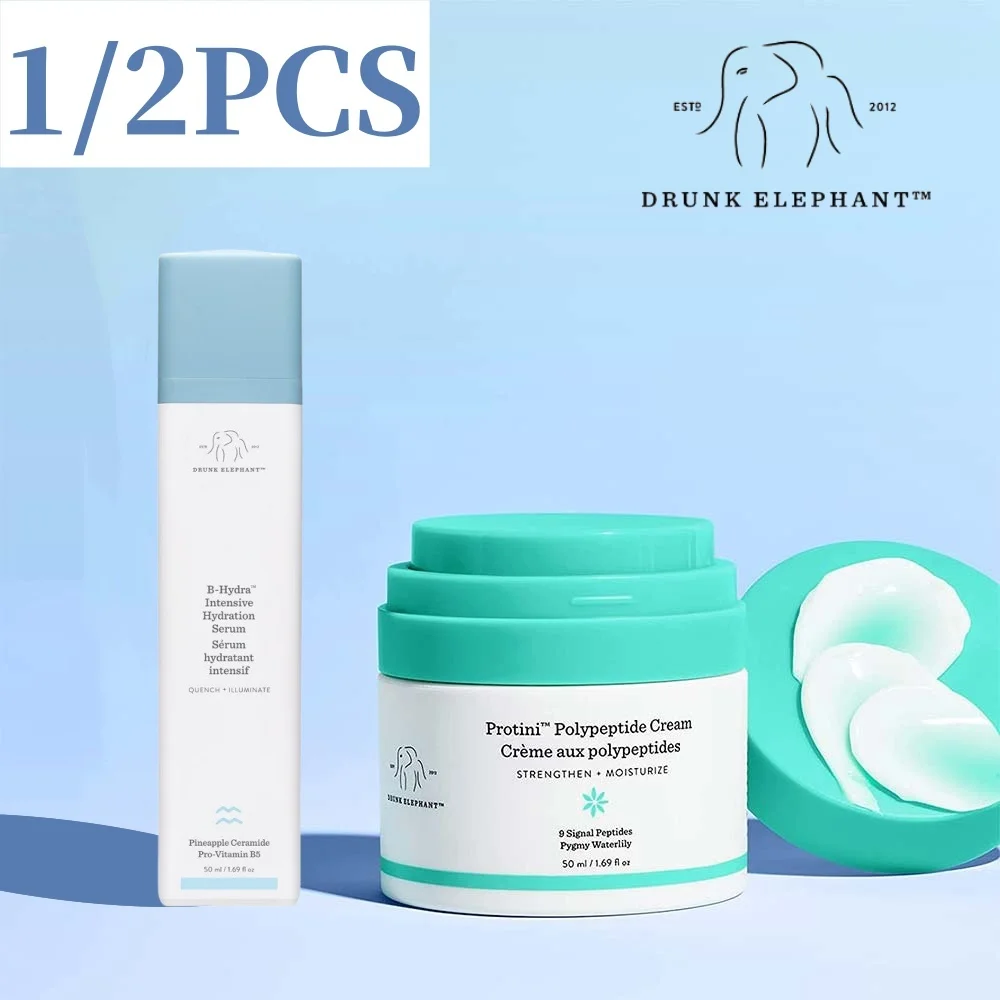 

1/2PCS Drunk Elephant B-Hydra Intensive Hydration Serum Protini Polypeptide Cream Moisturizing Brightening Repair Skin Barrier
