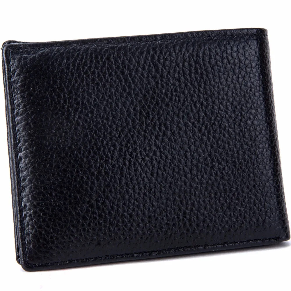 Dollar PriceMen Wallets Famous Brand Genuine Leather Wallet Wallets With Coin Pocket Thin Purse Card Holder For Men Fashion Slim 2