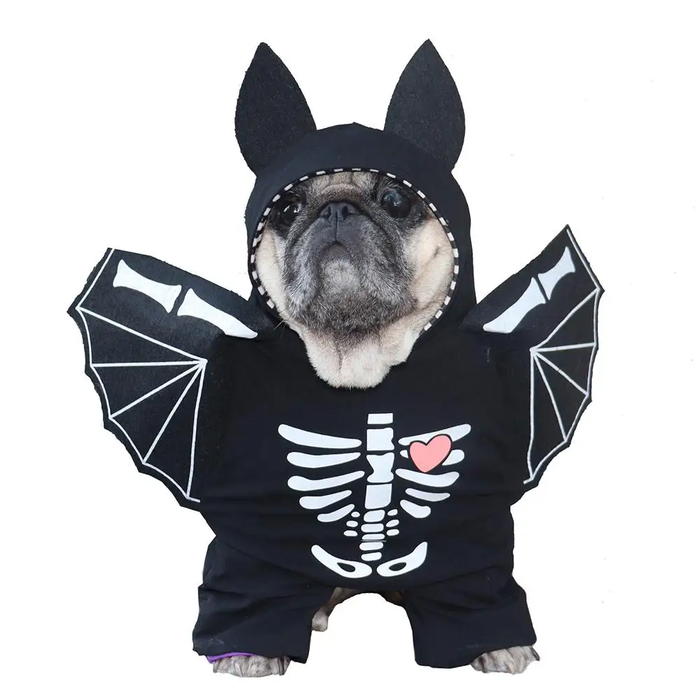

Костюм Собака Летучая мышь-костюм для домашнего питомца на Хэллоуин крылья летучая мышь косплей костюм собаки Костюм Кошки для детской одежды