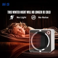 Портативный электрический обогреватель MSS для домашнего стола - керамический нагрев PTC, интеллектуальный вентилятор теплого горячего воздуха, необходимый для зимы, вилка стандарта ЕС/США/Великобритании — изображение 6