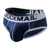 Marque Sexy slips hommes Bikini sous-vêtements masculins Slip Hombre Calzoncillos Hombre coton hommes slips Cuecas sous-vêtements usage quotidien JM339 5