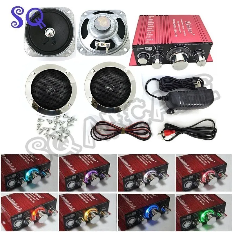 Free Shipping Hifi Audio Stereo Amplifier Arcade Game Audio Kit 4 Inch