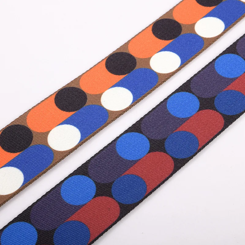 100cm Woman Bag Strap DIY O Bag Wide Shoulder Straps For Luxury Dots Decoration Canvas Webbing Shoulder Bag Strap Accessories