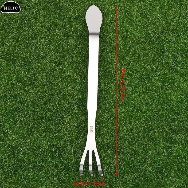 Stainless Steel Dual-purpose Pressure Soil Rake Pine Soil Pressure Soil Garden Gardening Potted Plant Planting Maintenance Tool 6