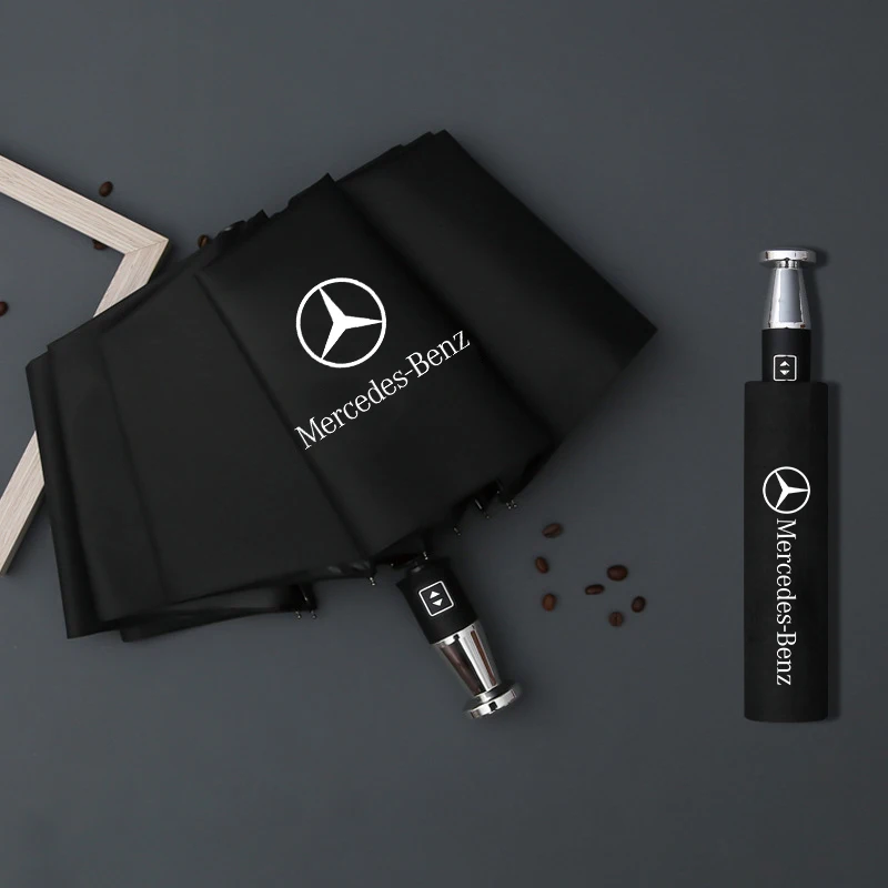 Car Automatic Folding Windproof Sunshade Umbrella For Mercedes Benz A C E V S Class GLA GLC GLK GLS CLA CLS ML SL SLK Sprinter Vito car windshield sunshade