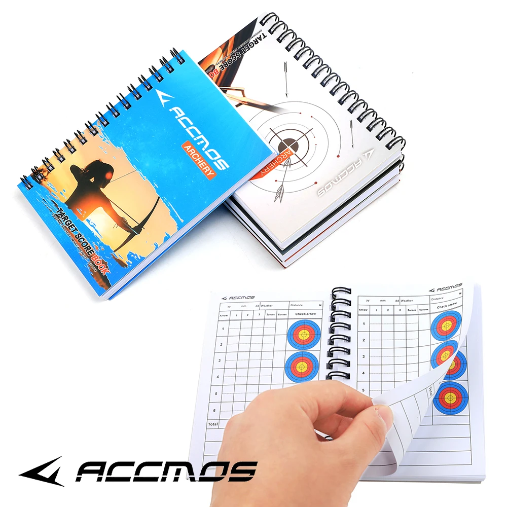 ACCMOS Archery Gift Pocket Scoring Book Target Marking Notebook