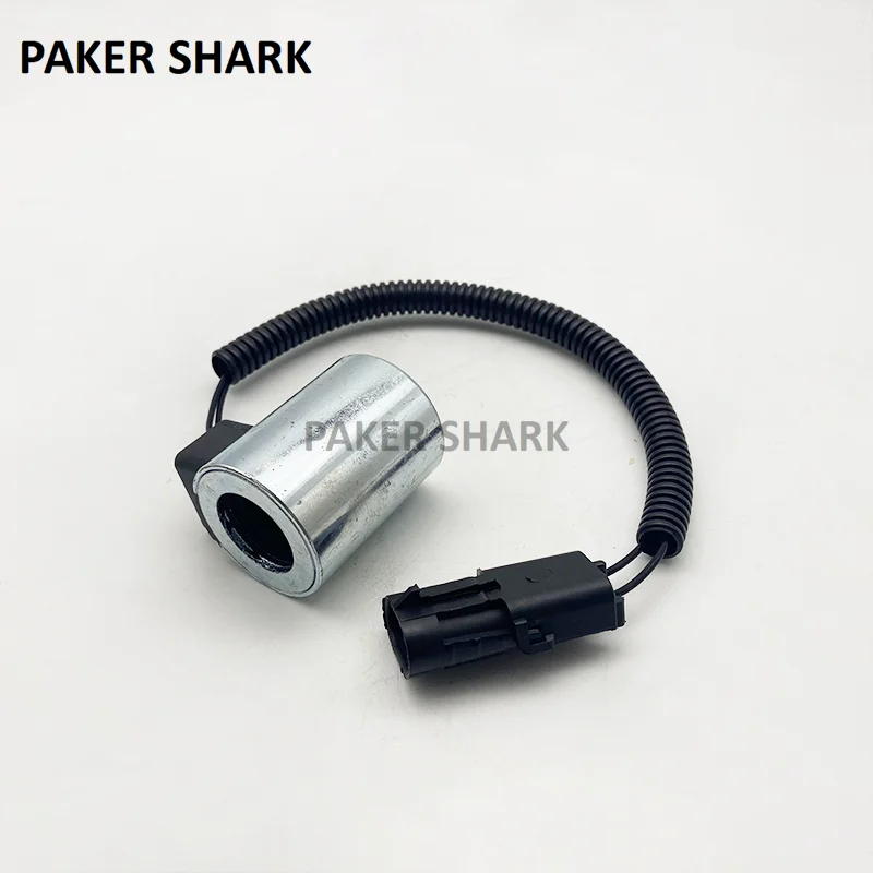 

For XCMG Pilot Safety Lock 24V 1019 Solenoid Valve Coil XG808F XE80 XE135 XE150 XE200 XE215 XE230