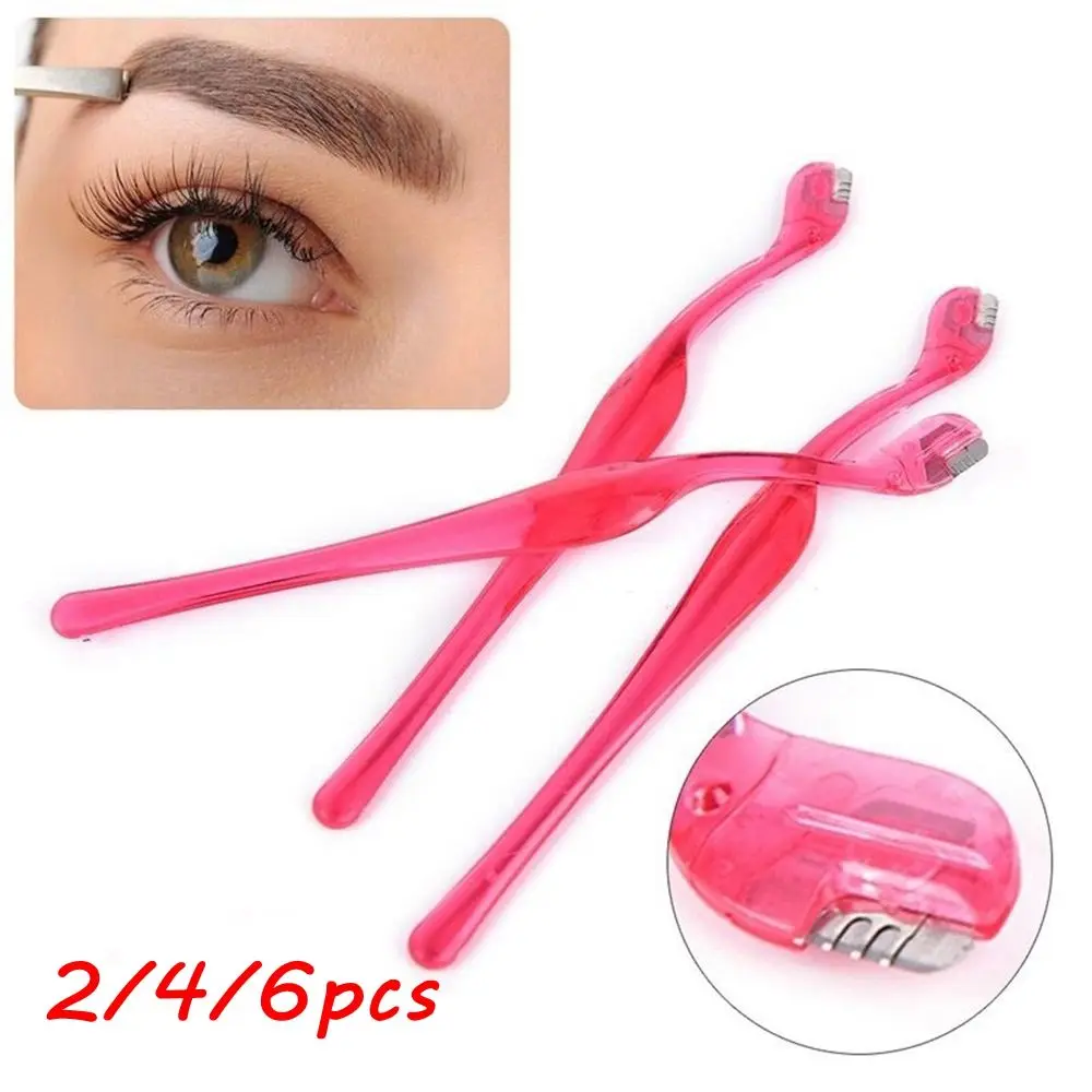 2/4/6pcs Eyebrow Razor Facial Lip Hair Trimmer Shaper Shaver Remover Blade Face Makeup Beauty Tools