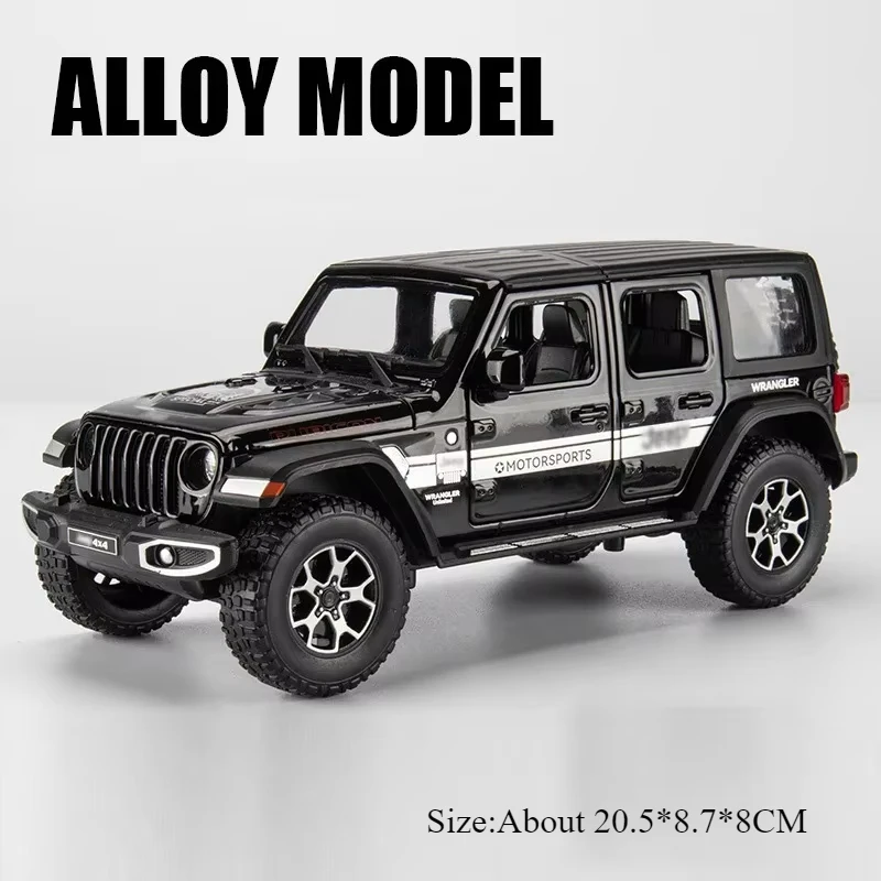 Diecast Wrangler Rubicon with Sound and Light Features