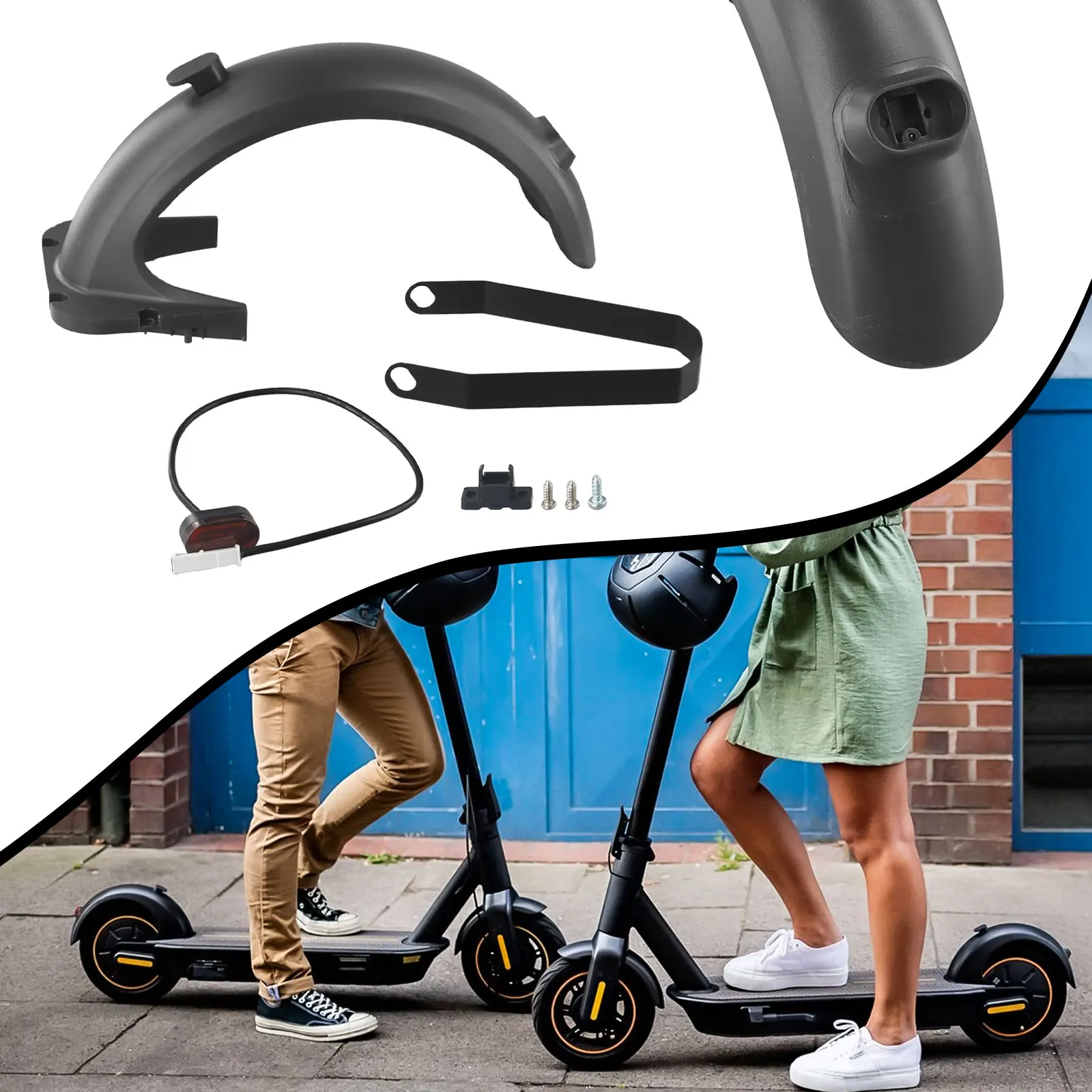 

Брызговики заднего крыла для электроскутера, Аксессуары для Ninebot Max G30 E-Scooter