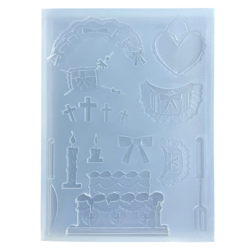 

Bowknot Silicone Mould for Clay Cake Molds Resin Cast Mold DIY Keychain Pendant Mini Accessory
