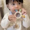 Newborn Infant Silicone Baby Born Chewing Accessories Babies Sensory Teether Bite Anxiety Teethers Teething Toys 0 6 12 Months 6