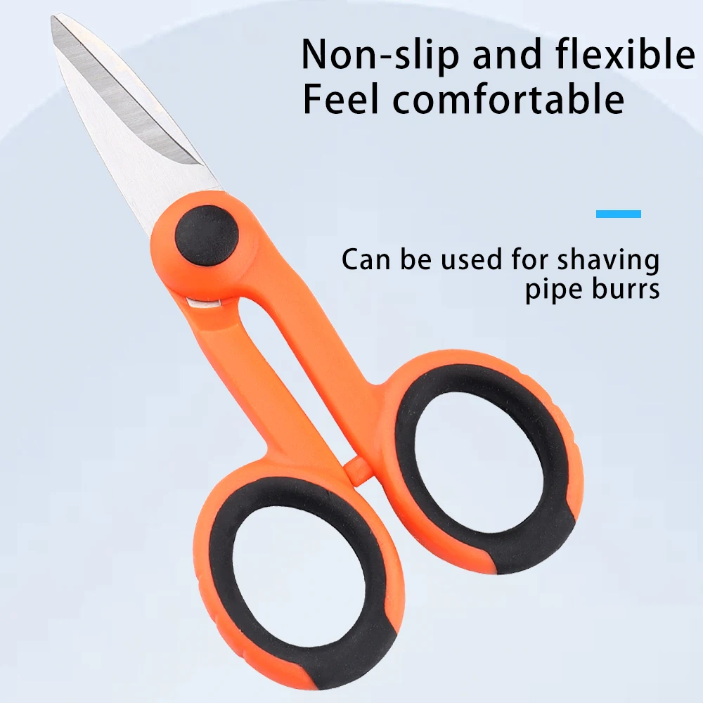 Fiber Optic Kevlar Cutter Scissors Kevlar Aramid Fiber Sharp Scissors Jumper Wire Pigtail Tools Electrician Tool Stainless Steel