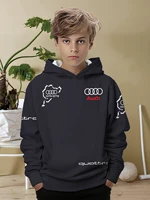 Sports Car A-audis RS 3D Print All Seasons Children Casual Sweatshirt Cool Pullover Tops Unisex Clothes Boy Girl Hoodies 2
