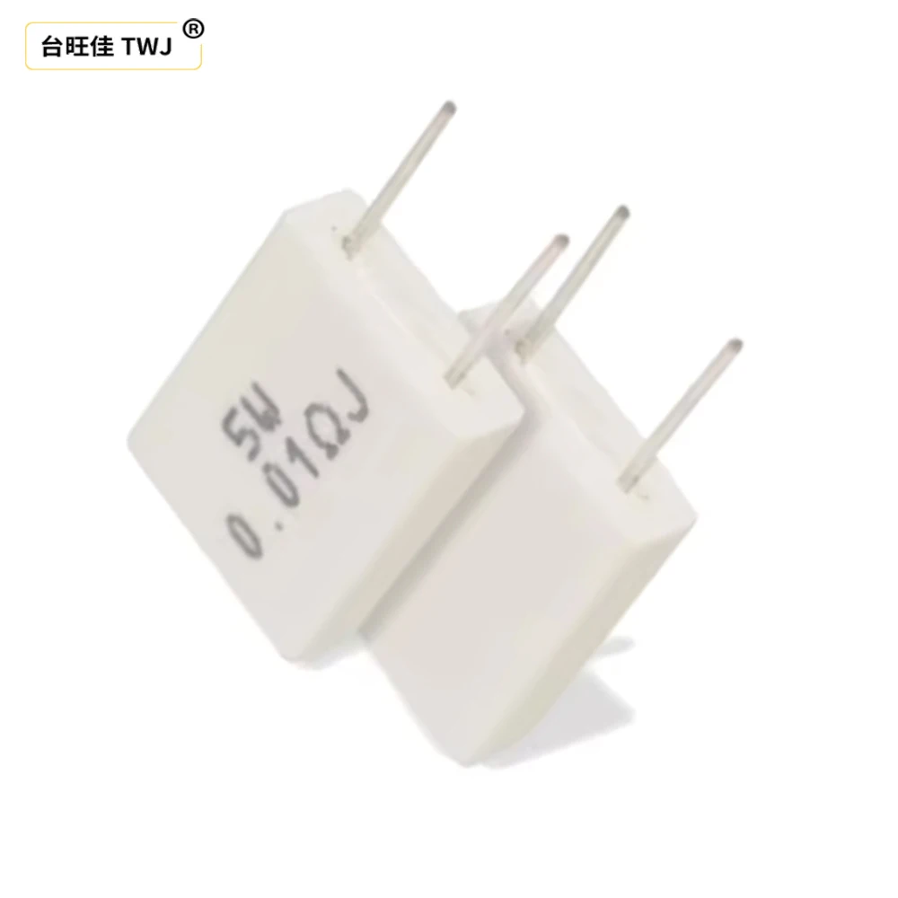 Cement Resistor 10Pcs MPR Non inductive 5W 0.01&Omega; 0.22&Omega; 0.15R 0.25R 0.068&Omega; 0.47&Omega; 0.5&Omega; 0.1&Omega;
