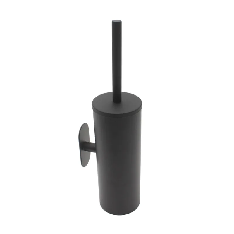 Toilet Brush Odor-Proof Sealed No-Drill Wall-Mounted 304 Stainless Steel Home Bathroom Wall-Mounted Toilet Brush