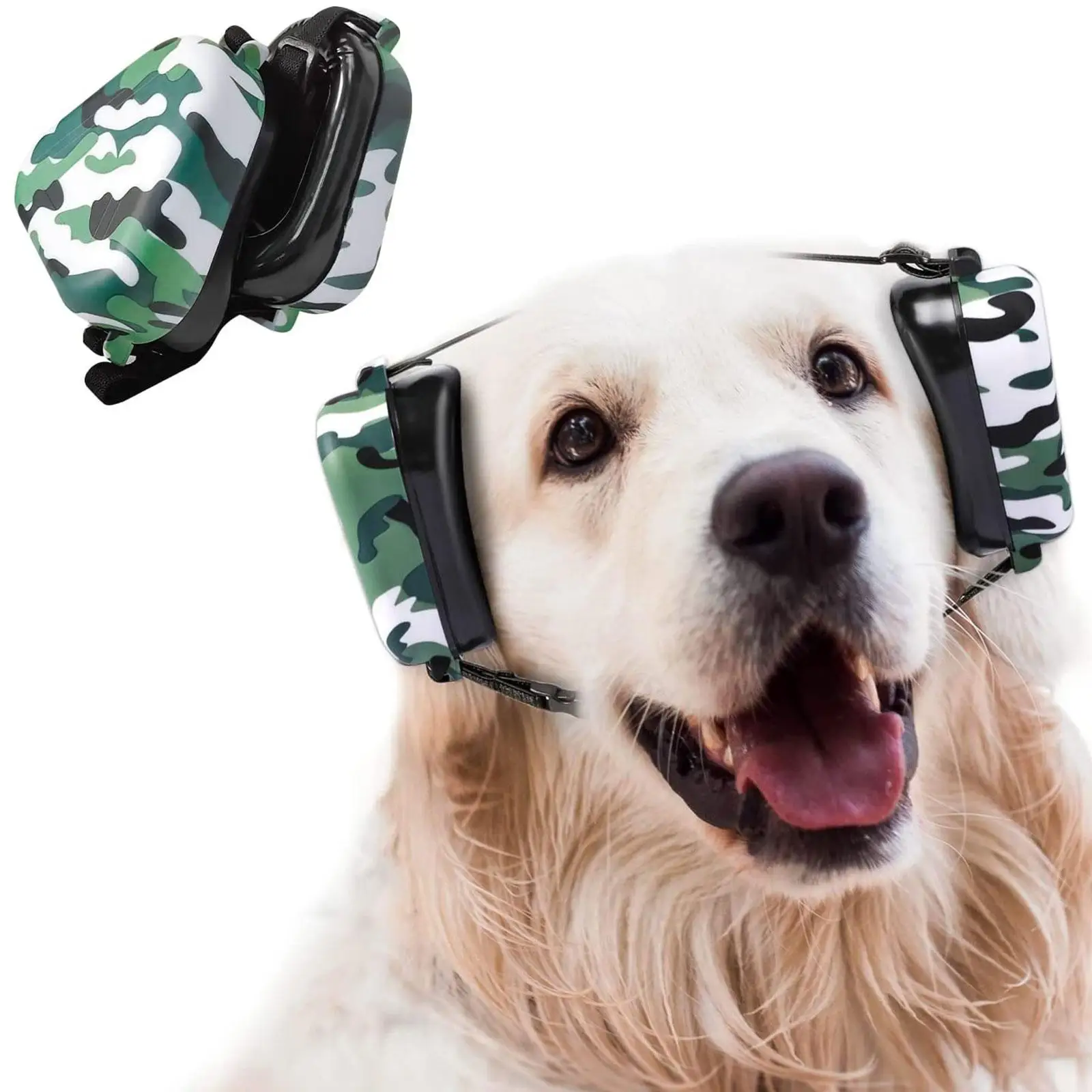Dog Noise-proof Earmuffs Windproof Puppy Hat Pet Earmuffs Ear Hunting Dog  Hat Accessories Headgear Cover Shooting _ - AliExpress Mobile