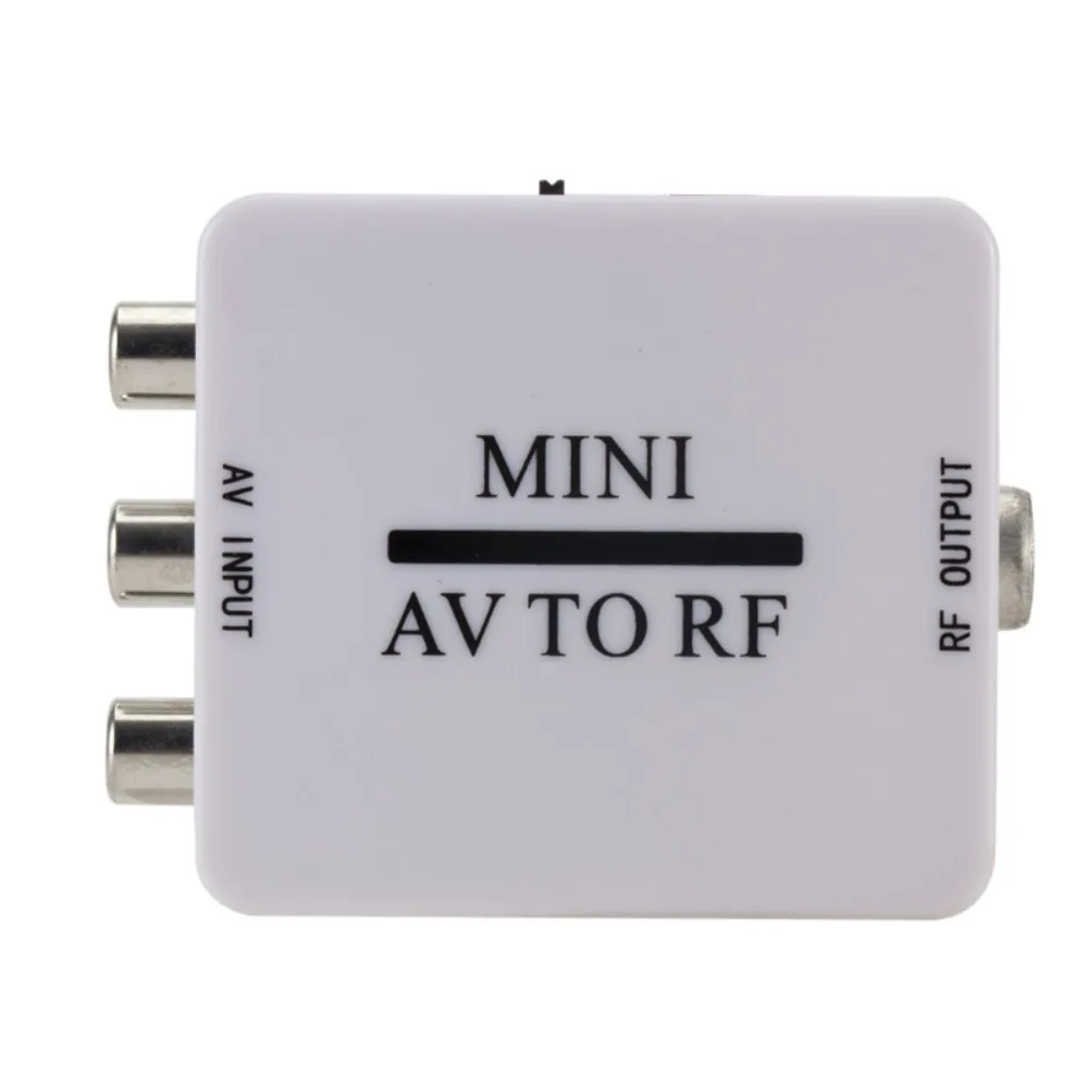 AV To RF RCA AV To RF Converter RCA Video Converter Amplifier Line Mini for TV/VHS VCR/DVD Recorder