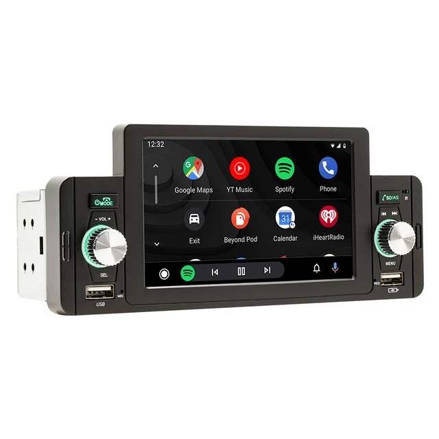 Hippcron Car Radio 1 Din Autoradio 4022D Bluetooth 4.1 Screen Support Rear  View Camera Steering Wheel Contral Car Stereo - AliExpress