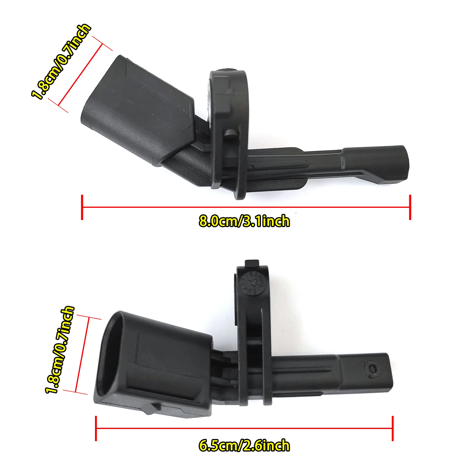ABS Wheel Speed Sensor 7H0927803 7H0927804 1K0927807 1K0927808 For VW Passat Jetta Golf Tiguan AUDI Seat Leon Skoda Octavia 4pcs