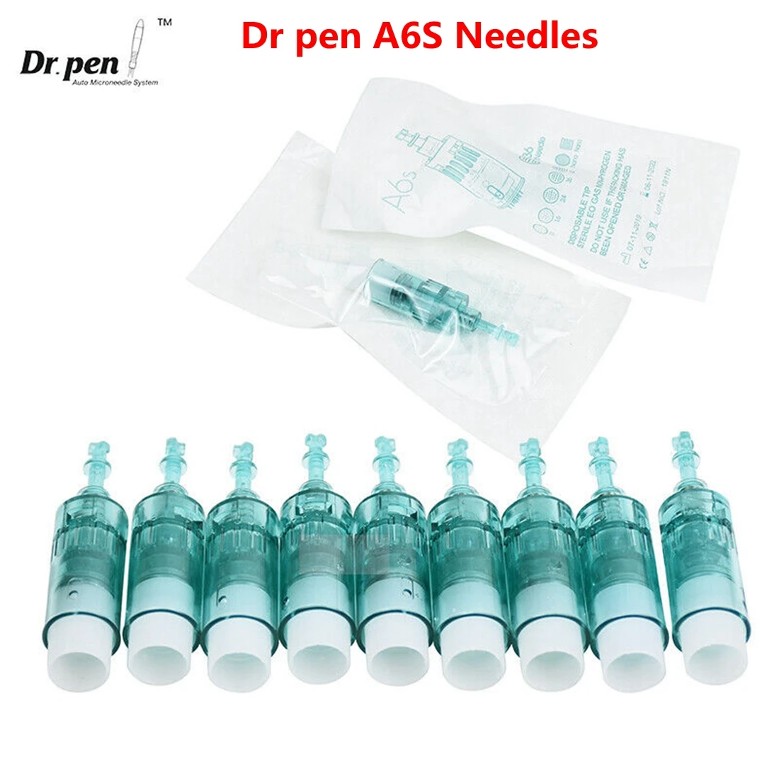 Microneedling derma pen microneedling needle cartridge microneedling cartridge 10pcs Dr pen Ultima A6S needle 11/16/24/36/42 pin nano microneedling derma pen bayonet replacement head tattoo tool