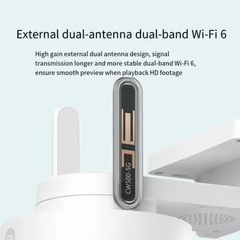 Telecamera da esterno Xiaomi CW500 - Aggiornamento 3K, Wi-Fi 6, segnale stabile, chip di sicurezza privacy