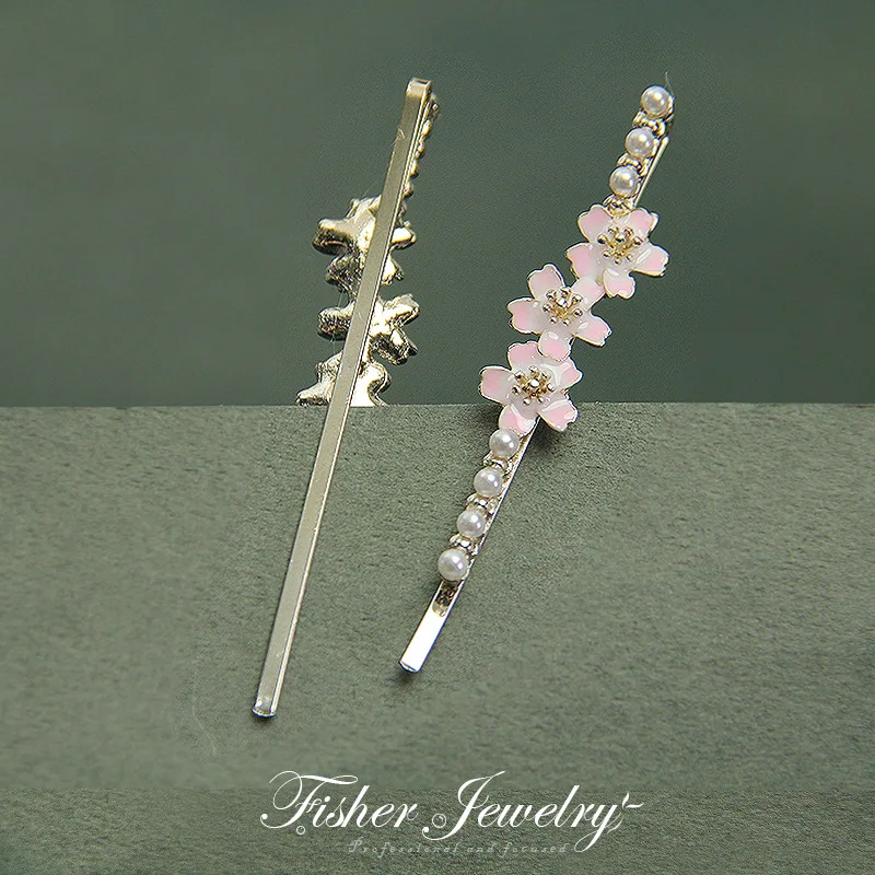 Exquisite elegante Perle Strass Haarnadeln Geschenke Frauen Mädchen Haarspangen Pins Haarspangen Zubehör Hairgrip Kopfschmuck Kopfbedeckung – Detail 9