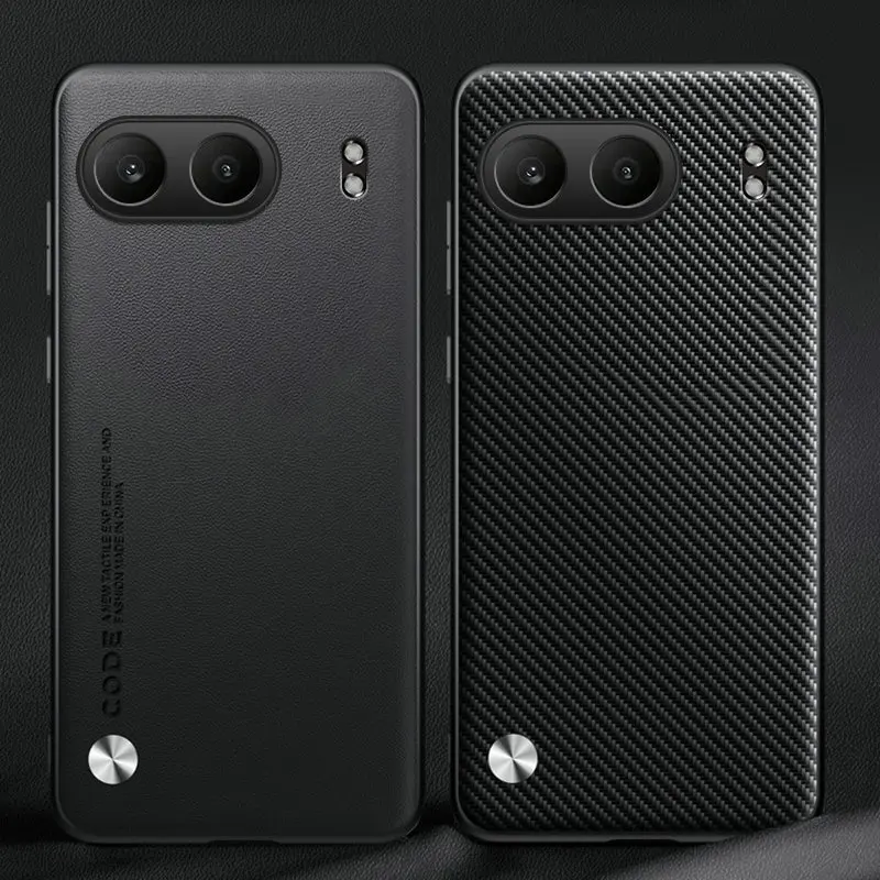 Premium Carbon Fiber PU Leather Anti-Shock Case