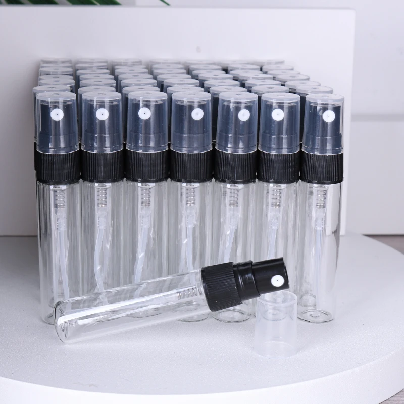 Premium Quality 5ml Glass Spray Bottle - Mini Portable Perfume & Essential Oil Container