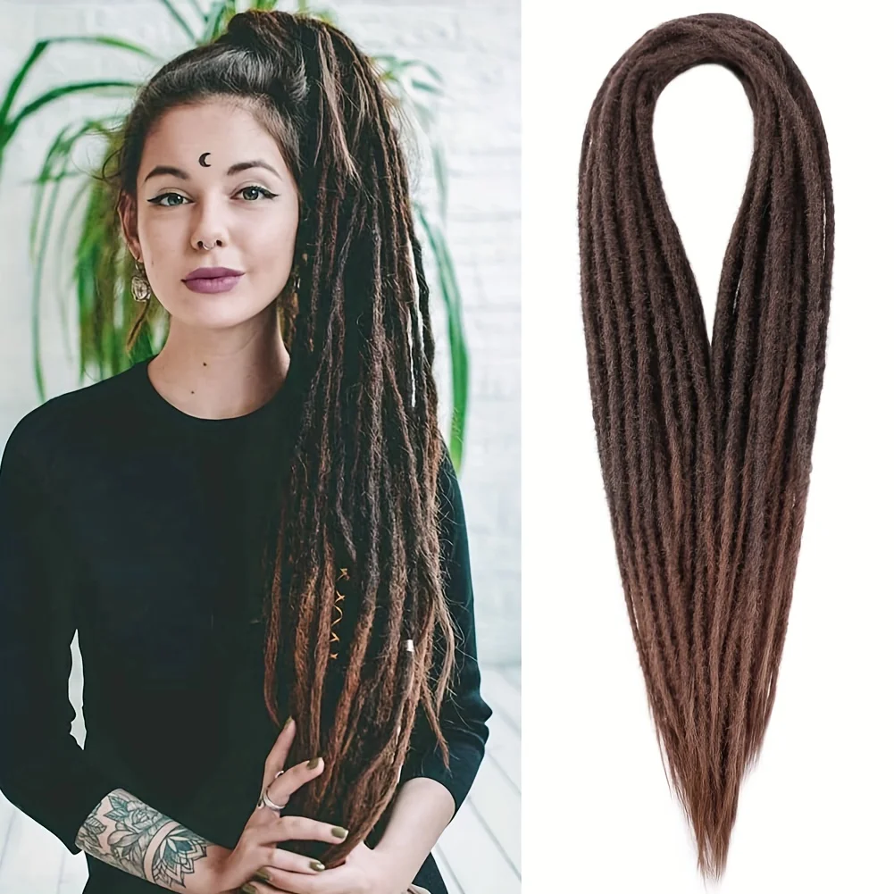 Double Ended Dreadlock Extensions 24 Inch
