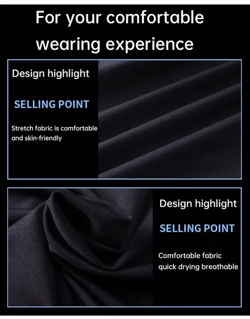 Men's swimsuit full body sun protection long sleeve short sleeve pants Boys swim shorts long pants swim top surf snorkeling beac 3