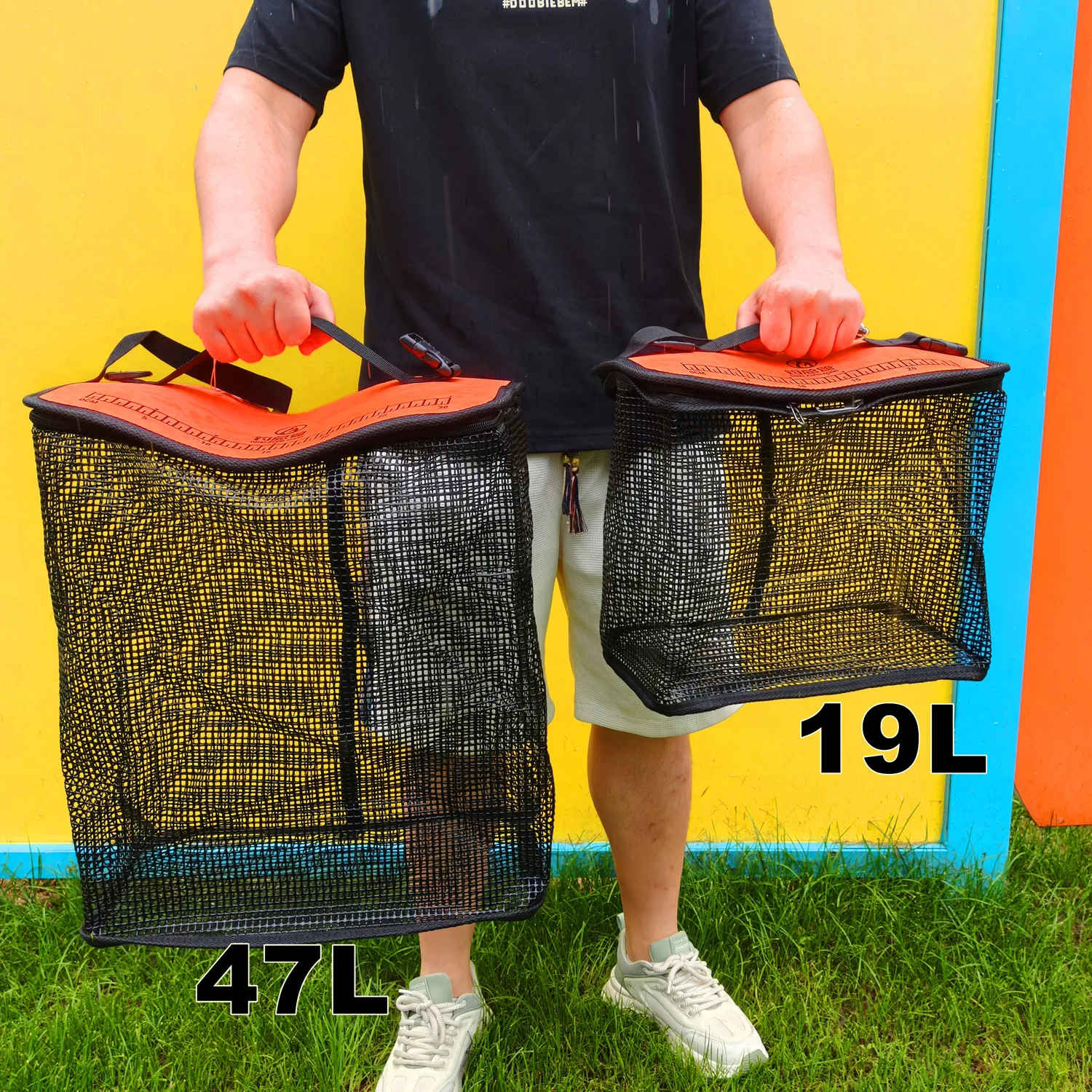 Santa King Floating Fish Basket Foldable Fishing Holder Minnow