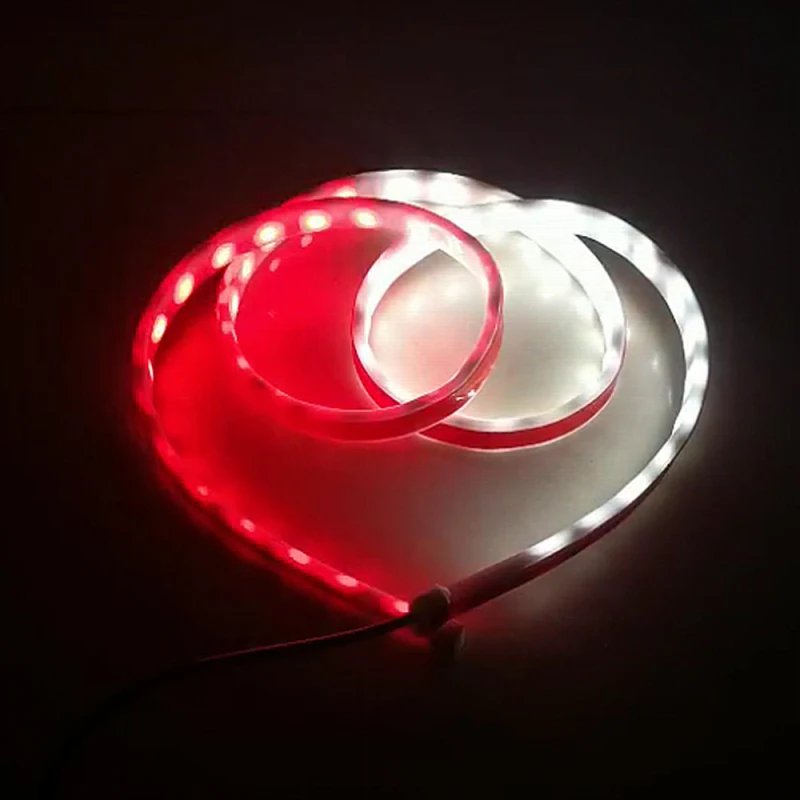 자동차 문짝 장식 환영 조명 스트립 스트로브 깜박이 조명, 안전 LED 개방 경고 LED 주변 램프 스트립, 자동 12V 120cm