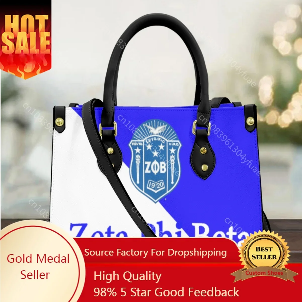 

Сумка-мессенджер Zeta Phi blu bianco, дизайнерская модная сумка, уличная сумка-мессенджер, tracolla lunga Totes
