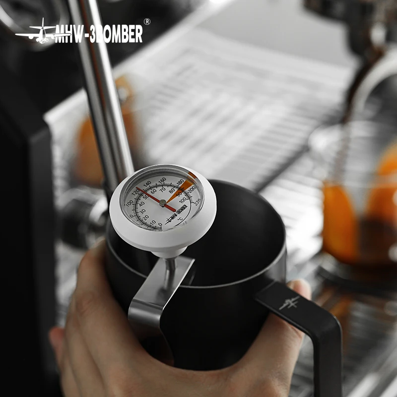 Caffettiera Termometro Brocca Per Latte Termometro Delicato Caffè Accessori Da Cucina Strumenti Per Barista Distributore Nespresso