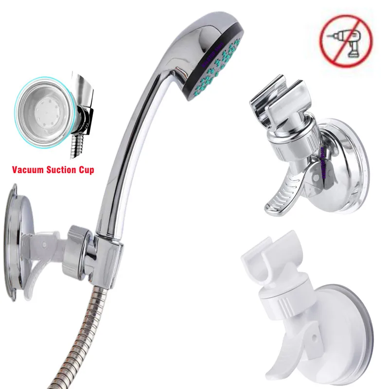 AdjustableVacuumSuctionShowerHeadHolder360RotationHandheld