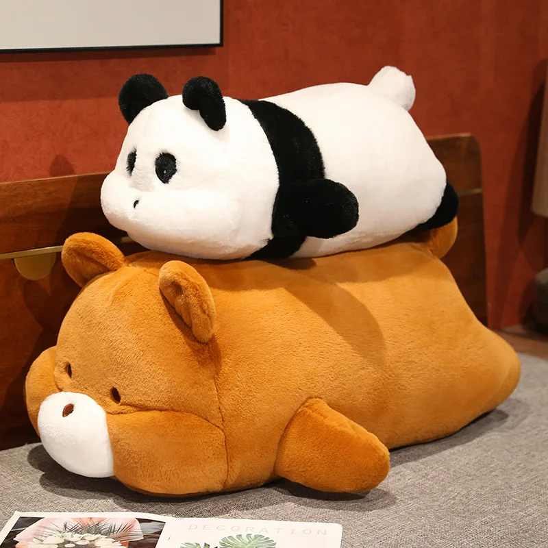 

Мультяшная Мягкая панда, свинка, игрушка, супер мягкий медведь, плюшевая кукла, кавайные подушки для сна, детские игрушки, подарок на Рождество для девочки