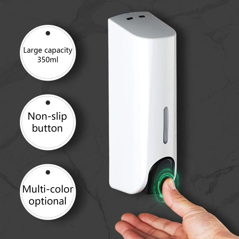 350Ml Manual Soap Dispenser Wall Mounted Shampoo Container Shower Dispenser Holds Shampoo Conditioner Shower Drop 350Ml Manual Soap Dispenser Wall Mounted Shampoo Container Shower Dispenser Holds Shampoo Conditioner Shower Drop