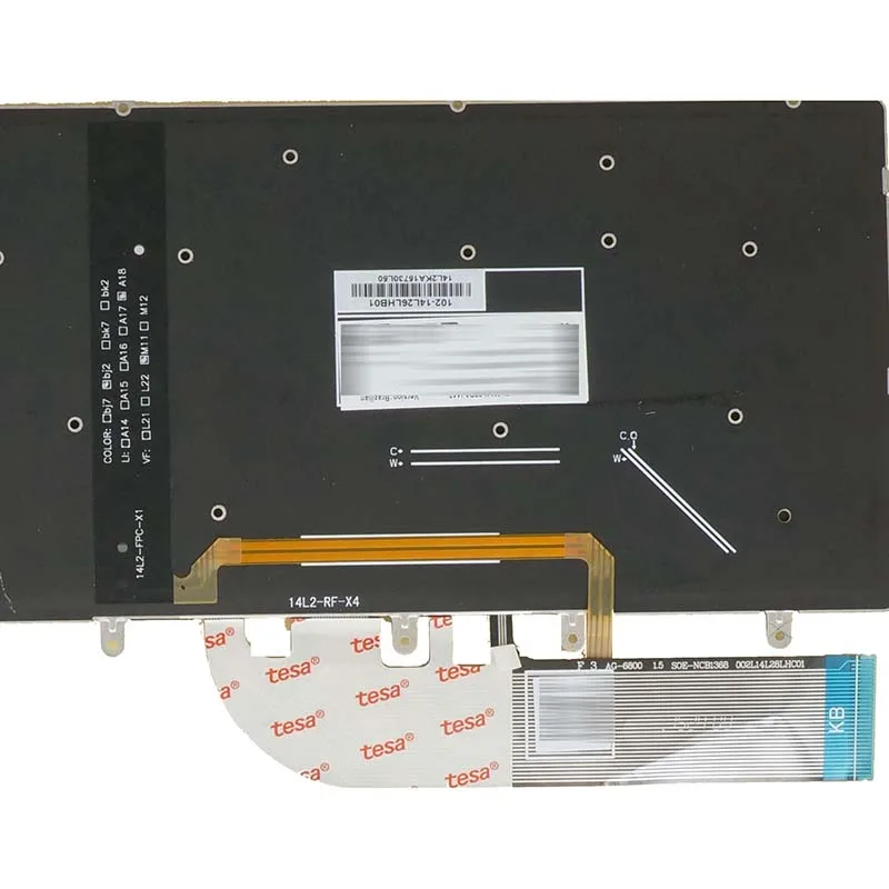 US LA Spanish Swiss French Nordic ND Keyboard For Dell Precision